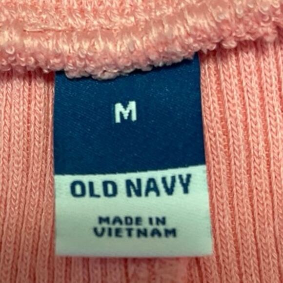 Old Navy Women's Pink Rib Knit Elastic Waist Straight Pencil Maxi Skirt Size M - Picture 4 of 5